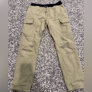 Fear of God Essentials Men's Olive Cargo Pants